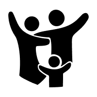 Laptop icon with blank screen